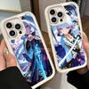 Genshin Impact Kamisato A-Ayaka Phone Case for iPhone 16 17 Air 16E 15 Pro Max 14 Plus 13 12 Mini Capa Soft Shell Silicone Funda
