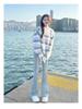 High-Waisted Light Blue Flared Jeans for Tall Women - Summer 2025 Slim-Fit Bell-Bottoms