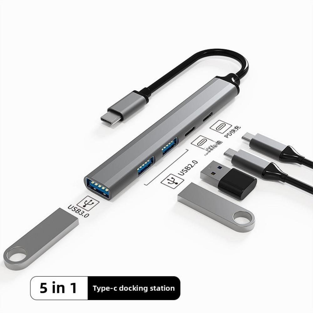 Док-станция типа C с корпусом M2 SSD, USB-концентратор 30, многопортовый адаптер 5 в 1 для ноутбука MacBook