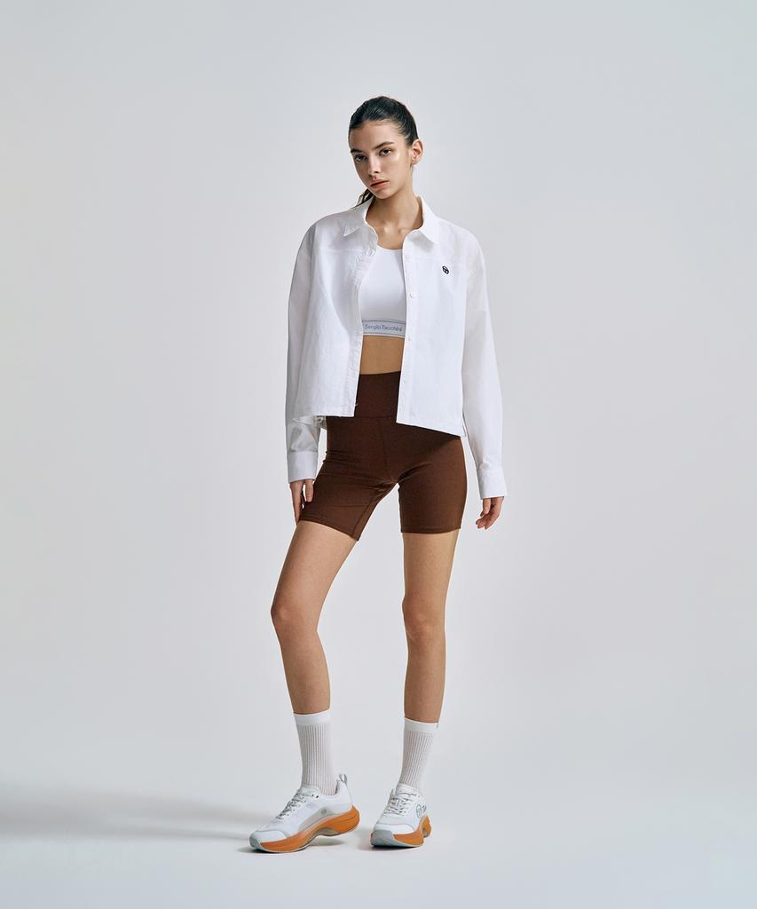 SERGIO TACCHINI W Легкая рубашка-куртка из эластичной ткани