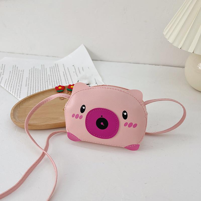 Цельнокроеные рюкзаки Kawaii для маленьких девочек, маленькая милая сумка-мессенджер с мультяшными животными для малышей, уличная портативная сумка для монет