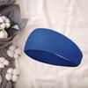 Men Sports Headband Moisture Wicking Wide Workout Headband Quick Drying Solid Color Running Cycling Sweatband Headband