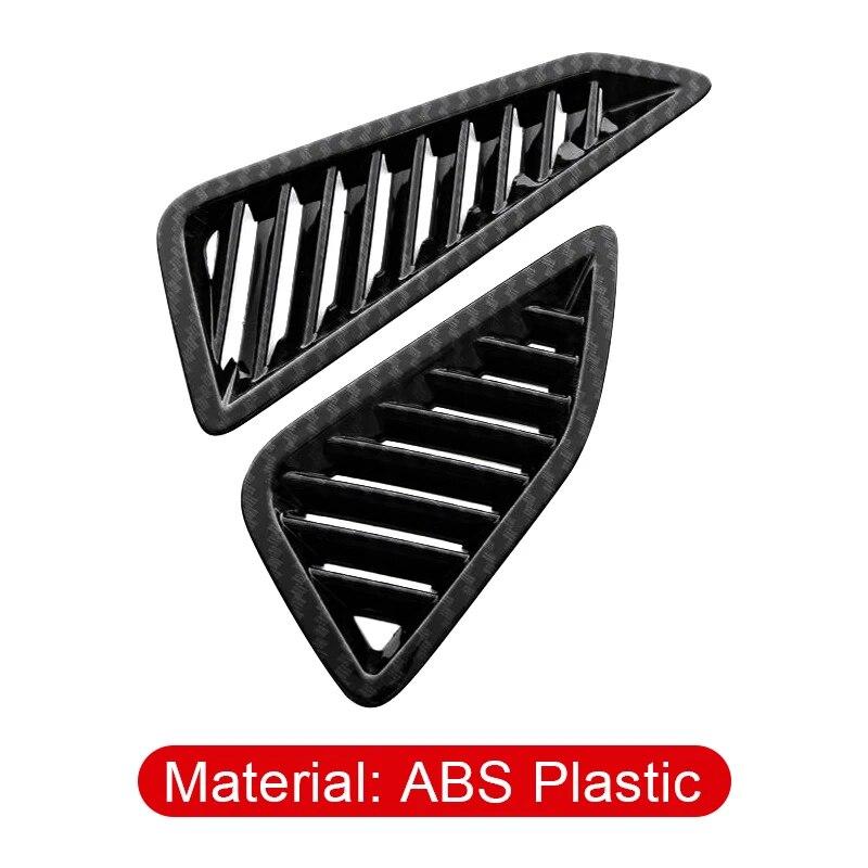 Car Accessories For Toyota Corolla Cross XG10 2022 2023 Hybrid ABS Dashboard Air Conditioning Vent Outlet Trim Cover Sticke