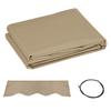 Replacement Awning Fabric - Soft Waves Valance - 280 g/m² Anti-UV Polyester Compatible 4 x 2.5 m