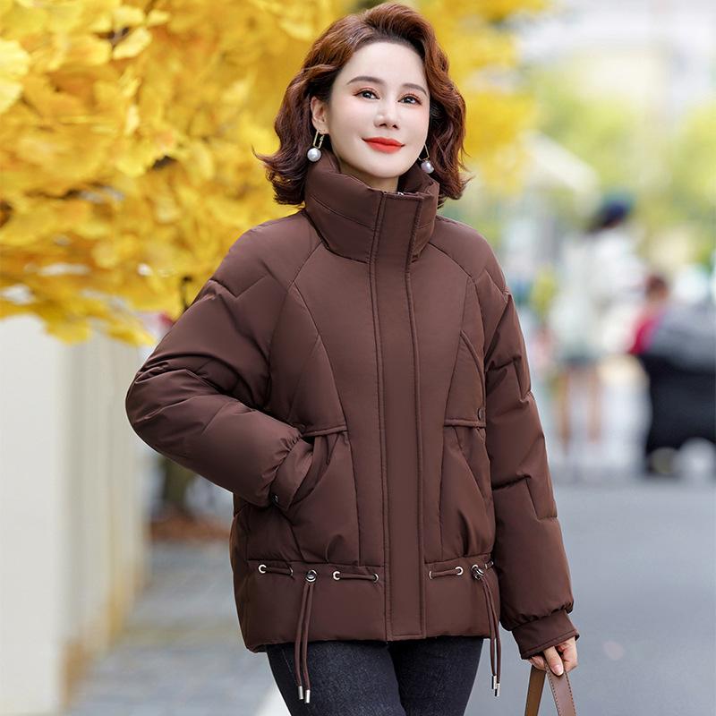 Winter Down Jacket for Women Short Coat Stylish Middle-aged and Elderly Women Autumn and Winter Cotton Coat