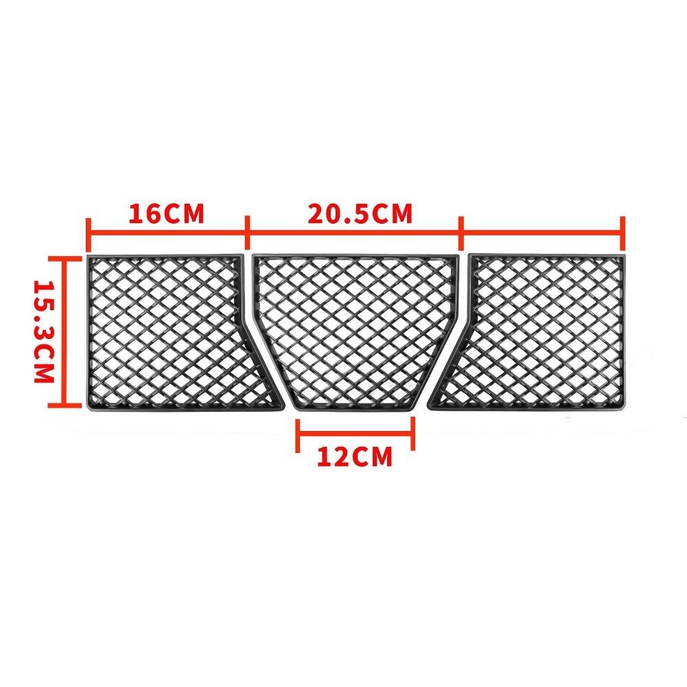 5pcs Mesh Grille Guards For Front Bumper Grille Lower Center Decorative Frame For BMW G87 M2 2023-2025 For Radiator Cooling Part