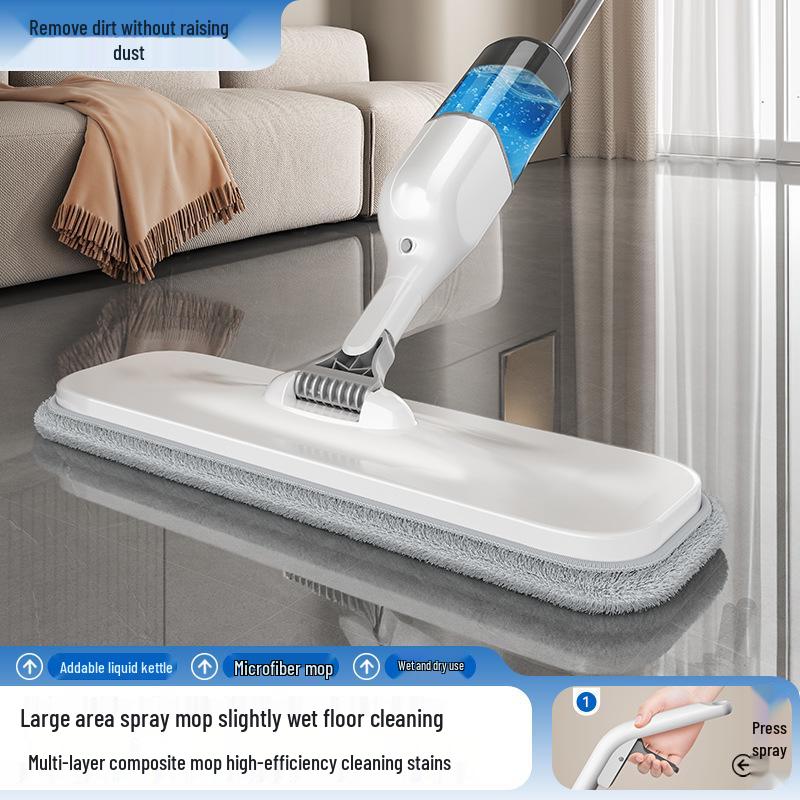 Wanben Dual-Use Spray Mop for Wooden Floors - Wet & Dry Household Cleaning Tool