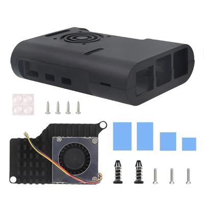 Корпус для RaspberryPi5 Корпус с охлаждающим вентилятором для RPI5 Защитная коробка для материнской платы