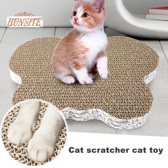 Когтеточка для кошек, экологически чистая компактная гофрированная бумага, когтеточка для кошек высокой плотности для семьи
