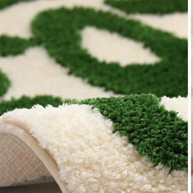 Забавный ковер из искусственного кашемира специальной формы для украшения гостиной и спальни, покрывало для кровати, нескользящий коврик для входной двери