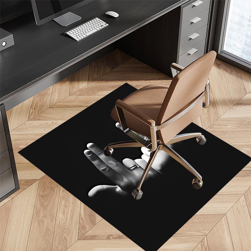 1pc Jul rapper Print Area Rug - Soft, Washable Non-Slip Indoor Mat for Office Chairs, Living Room, Home Office Decorative Rug