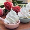 Модель мороженого для симуляции Реалистичная копия искусственного крема Декорация Домашняя кухонная столешница Магазин десертов Подставка для демонстрации поддельной еды