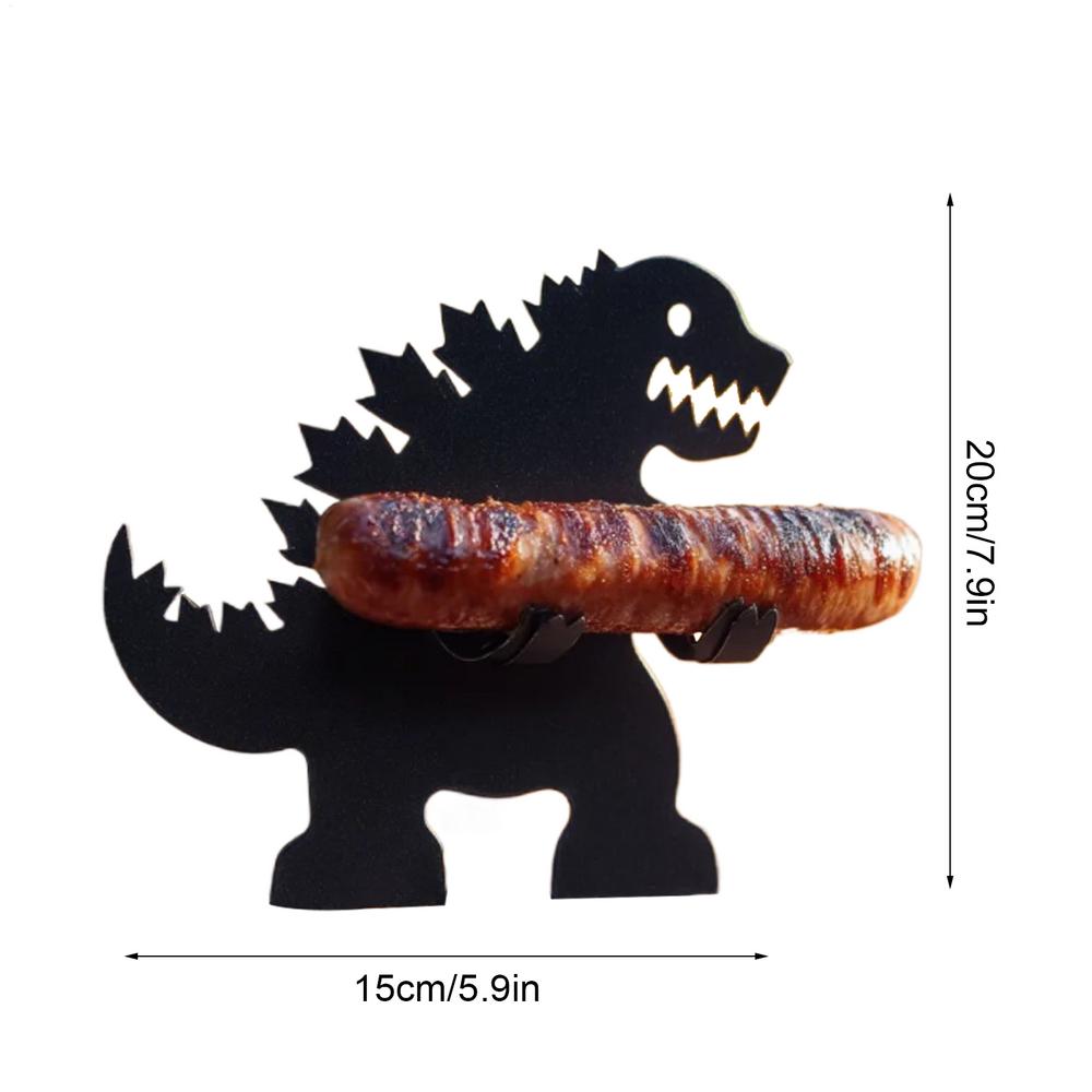 Portable Grill Stand Portable Hot Dog Holder Funny Creative Metal Grill Accessories For Holiday Backyard Events Kitchen Trips