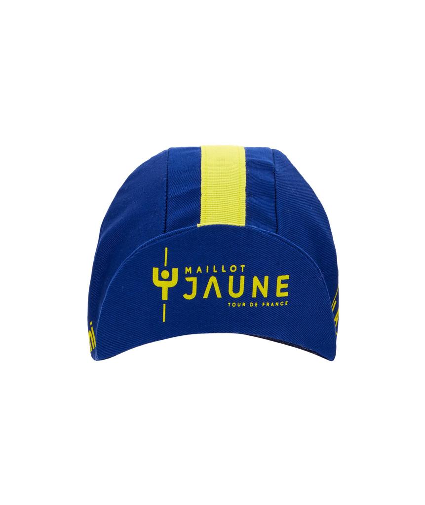 Официальная велосипедная кепка Santini Tour de France MJ460COTCDLM Синяя/Желтая