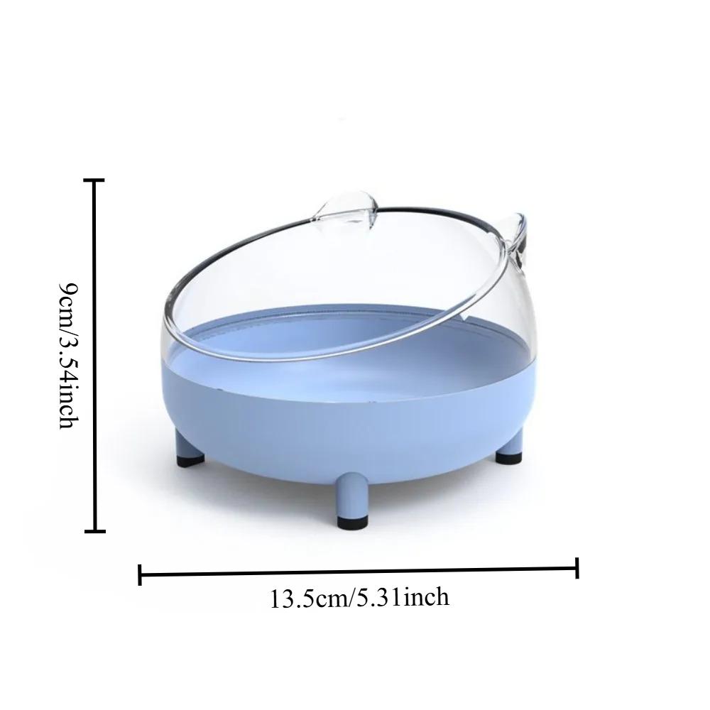 1Pcs Sandbath Box Hamster Cage Toilet Small Animal Mouse Rabbit Pet Bathhouse Bathing Easy To Clean and Safe Multicolor