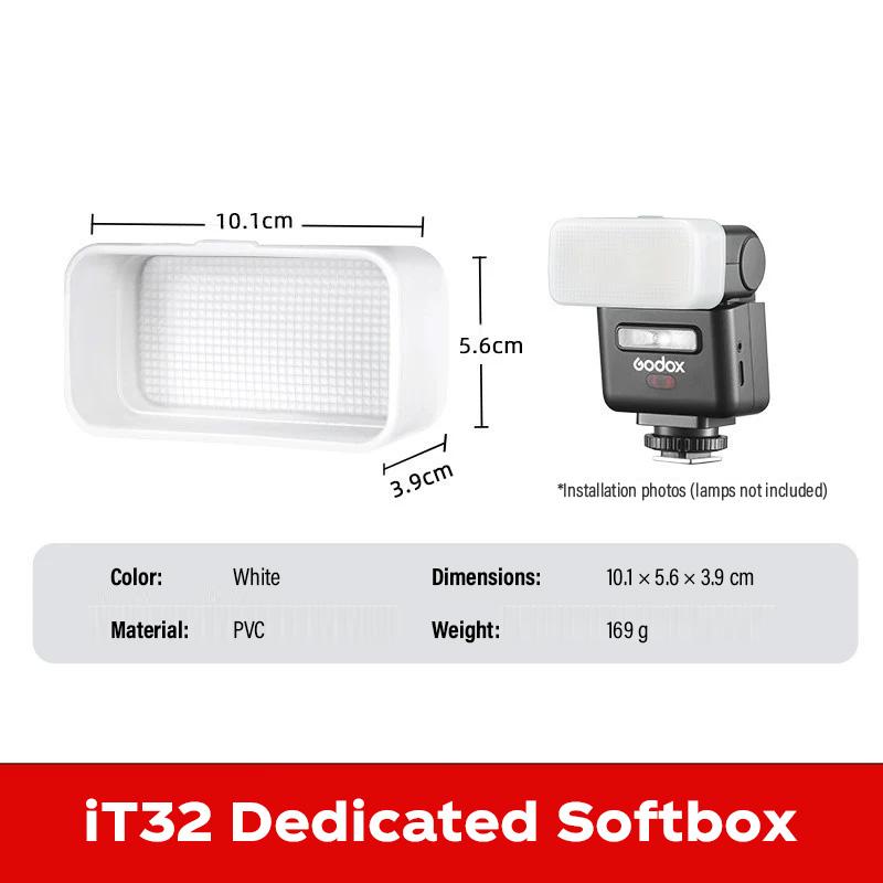 Suitable accessories for Godox IT32 flash softbox