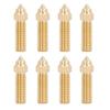 8pcs High Speed Extruder Nozzles 0.4mm High Flow Rate Rapid Heating Brass M6 Thread Nozzles for K1