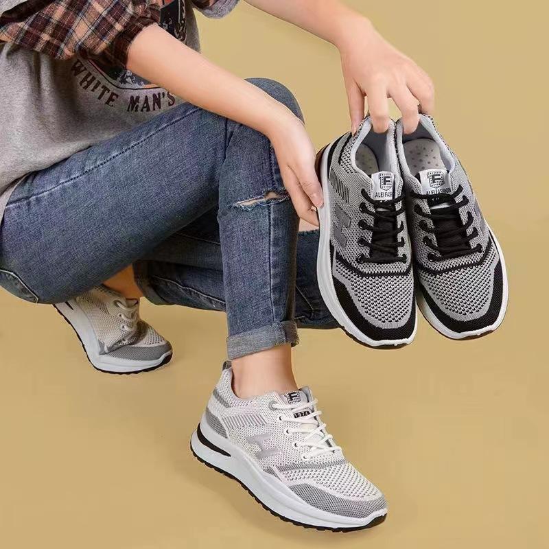 New Women'S Sports Shoes For Spring And Summer, Fashionable And Versatile Running Shoes, Mesh Breathable Casual Shoes