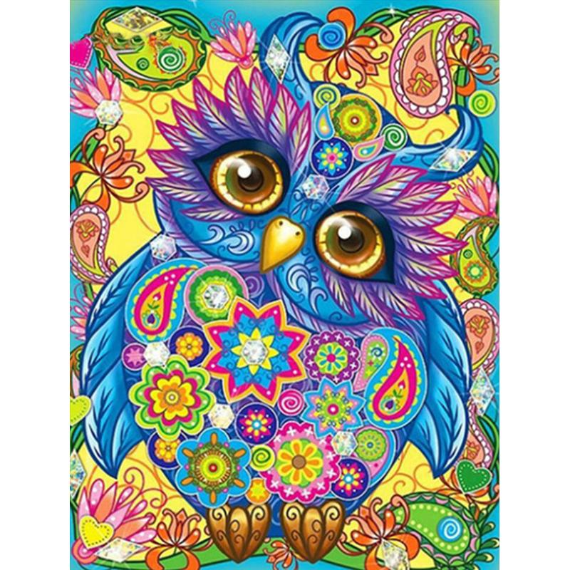 5d Алмазная вышивка Сова Мозаика Набор для вышивки крестом Круглая квадратная алмазная живопись Животное Новое поступление Стразы из бисера Ручная работа Хобби