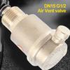 DN15 G1Celsius2 Brass Automatic   Vent Valve with high temperature , reliably sealing, ideal for Solar Water Heater Pressure Relief