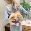 Школьная сумка японская девочка высокая ценность супер милый щенок прозрачная сумка тренд двумерный элемент мультфильм визуальная боль сумка