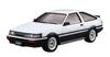 AOSHIMA Модель автомобиля серии Toyota AE86 Corolla Levin 1985 Пластиковая модель 1/24 № 17 GT-APEX