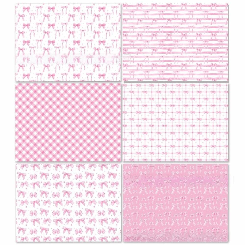 12pcs 6 Patterns Wrapping Paper DIY Packaging Paper New Gift Wrapping Paper Valentine Day