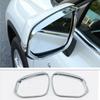 Fit For   Toyota Sienna Chrome Side Mirror Rain Eyebrow Cover Trim