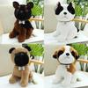Pug Dog Emulational Bulldog Chihuahua Plush Toy Stuffed Animal Decoration Doll