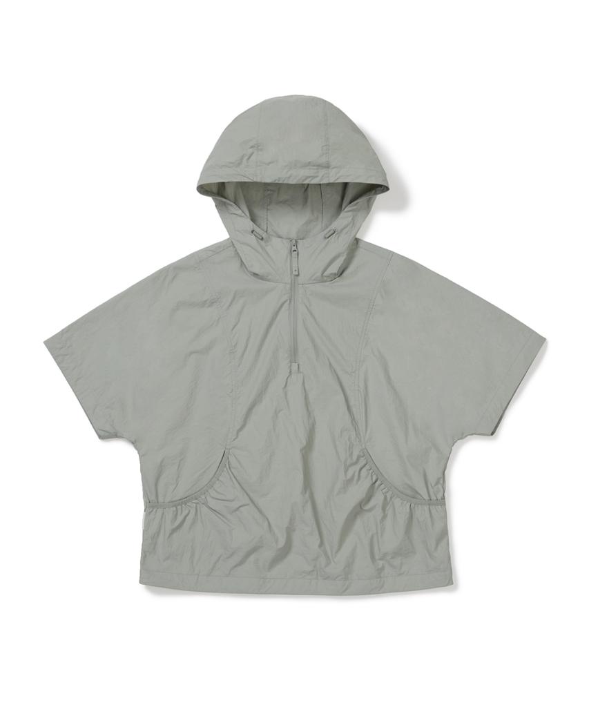 Snowpeak Apparel Pico Sunblock Ультралегкий женский анорак с коротким рукавом (S26Mwtan77) Светлый хаки