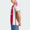 Adidas Футбольная майка Ajax Amsterdam 23/24 Home с буквенным принтом и цветными блоками, с коротким рукавом, мужские топы, темно-красные HZ7725
