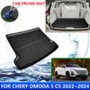 Car Trunk Mats for Chery Omoda 5 C5 Fownix FX 2024 2024 2024 Storage Carpet Tray Pads Rear Luggage Cargo Liner Covers Accessorie