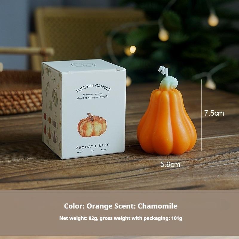 Halloween Scented Candle Atmosphere with Gift Simulation Pumpkin Fragrance