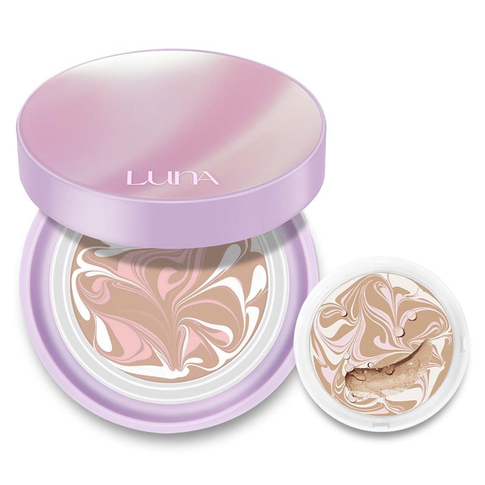 Luna Essence Moisture Glow Pact OR Aurora Edition оригинальный 12,5 г + сменный блок 12,5 г набор, Нет. 23, 1 комплект