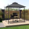 VidaXL Barbecue Gazebo 240x150x255 Cm Anthracite Steel