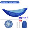 Туристический Уличный Duyan Гамак из Ледяного Шелка 180кг Кемпинг Складной Гамак Дорожный Гамак с Сумкой для Хранения