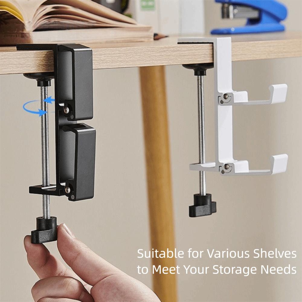 Portable Hanging Bag Hook Removable Table Hook Multi-functional Backpack Hanger  Desktop Use