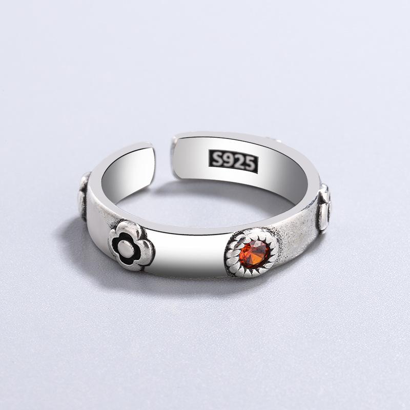 Original 925 Sterling Silver Colorful Heart Rings For Women Counple Wedding Engagement Silver Women's Diamond Ring Fine  Jewelry