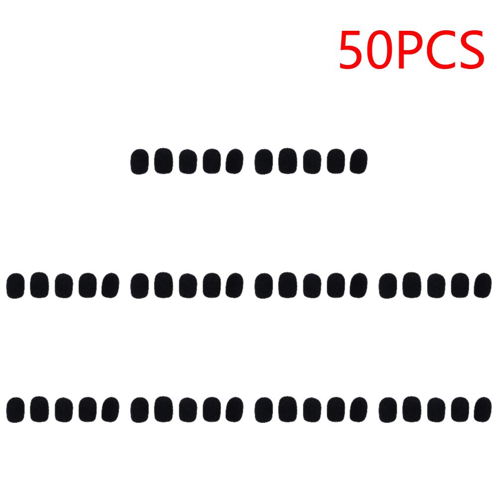 Soft Elastic Sponge Microphone Head Cover for Headset Collar Mic Headset Microphone Mic Cover