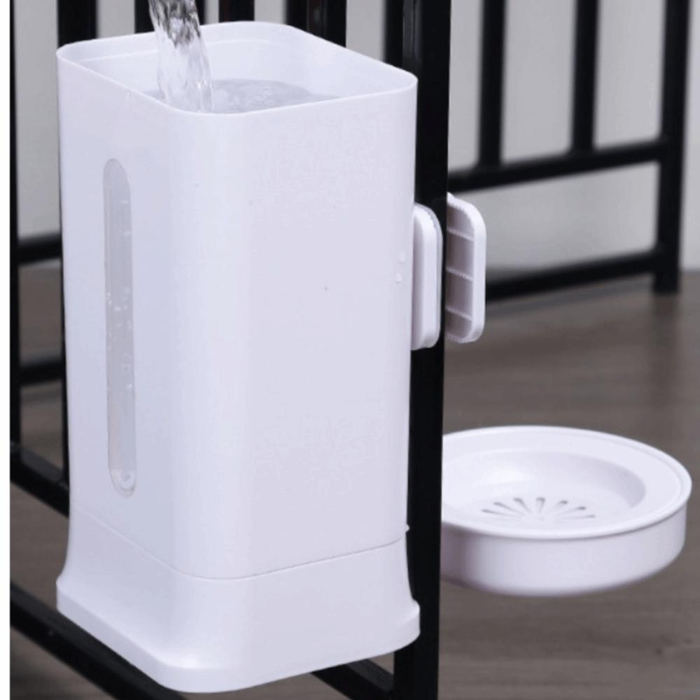 Leak-Proof Dog Water Dispenser Large Capacity Hanging Crate Water Bowl Dog Cage