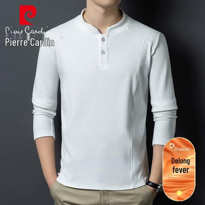 Pierre Cardin Men's Thermal Stand-Collar Long-Sleeve Pullover