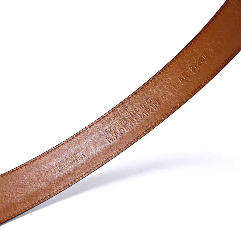 Деловой формальный гладкий 30 мм бесплатно надежное качество создано более чем 50-летней историей и сделано в Японии [KIETH] мужской и ремень, кожа, коровья кожа, черный,