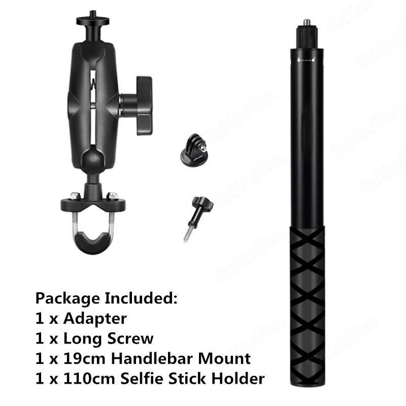 Для GoPro 13 12 11 10 9 8 держатель для мотоцикла и велосипеда кронштейн для крепления на руль для Insta360 X3 X4 DJI OSMO Action 5 Pro аксессуары