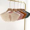 Korean Style Lace Knitted Crochet Hollow Fake Collar Women Small Shawl Decorative Women Clothes Accessories Detachable Collar