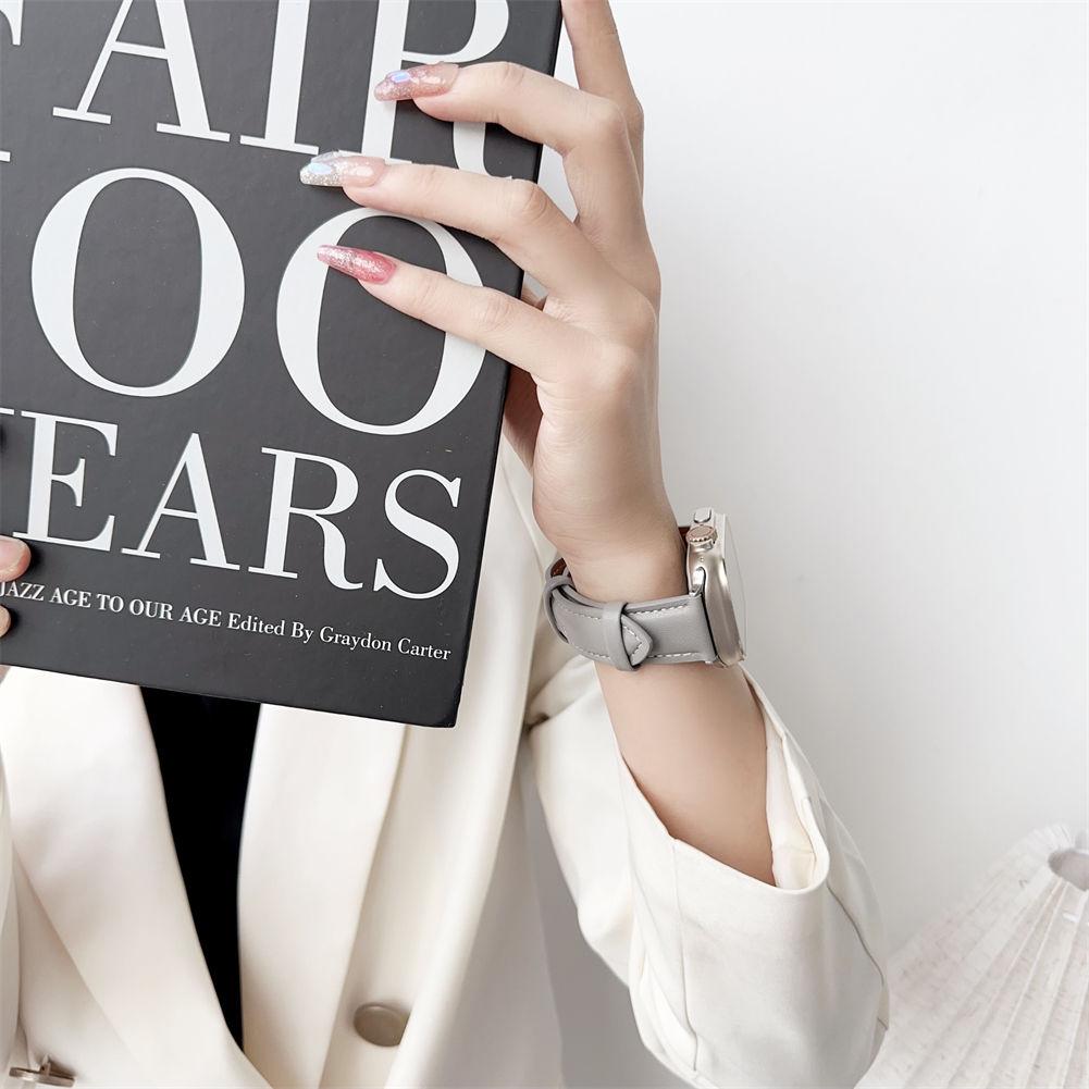 Кожаный ремешок для Apple Wacth-ремешок для часов из натуральной кожи для iWatch Series Ultra/9/8/7/6/5/4/3/2/1/SE/SE2022 49 мм 45 мм 44 мм 42 мм 41 мм 40 мм 38 мм