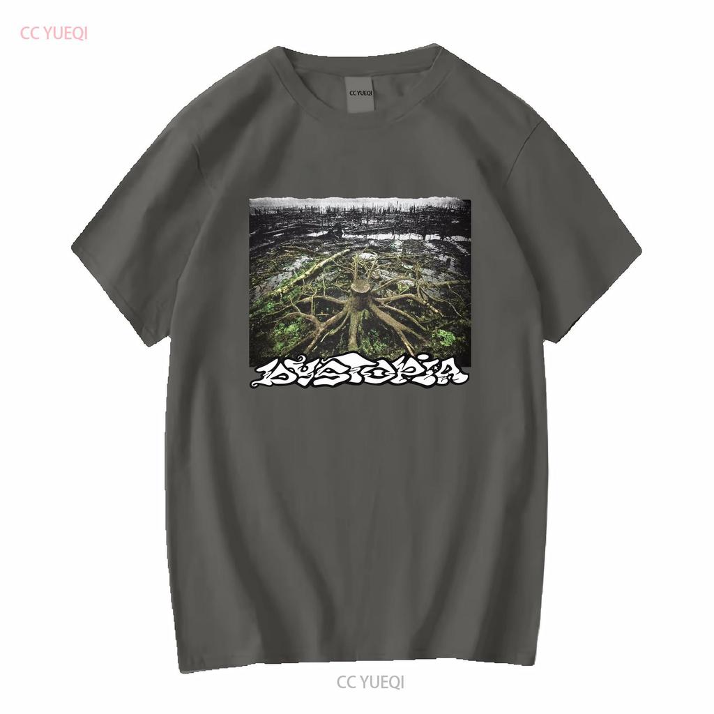 Dystopia Band Tour ReprinT T Shirt Cotton KV13302 vintage Washed designer clothes Top For Everyday Wear graphic Comfortable