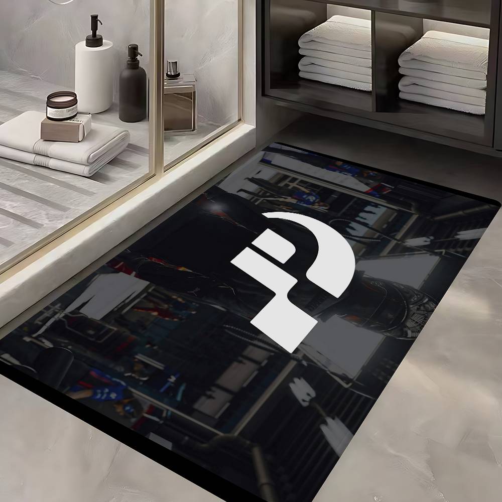 G-Gran-Turismo Bathroom Mat Anti-slip Absorb Water Long Strip Cushion Bedroon Mat Welcome Doormat