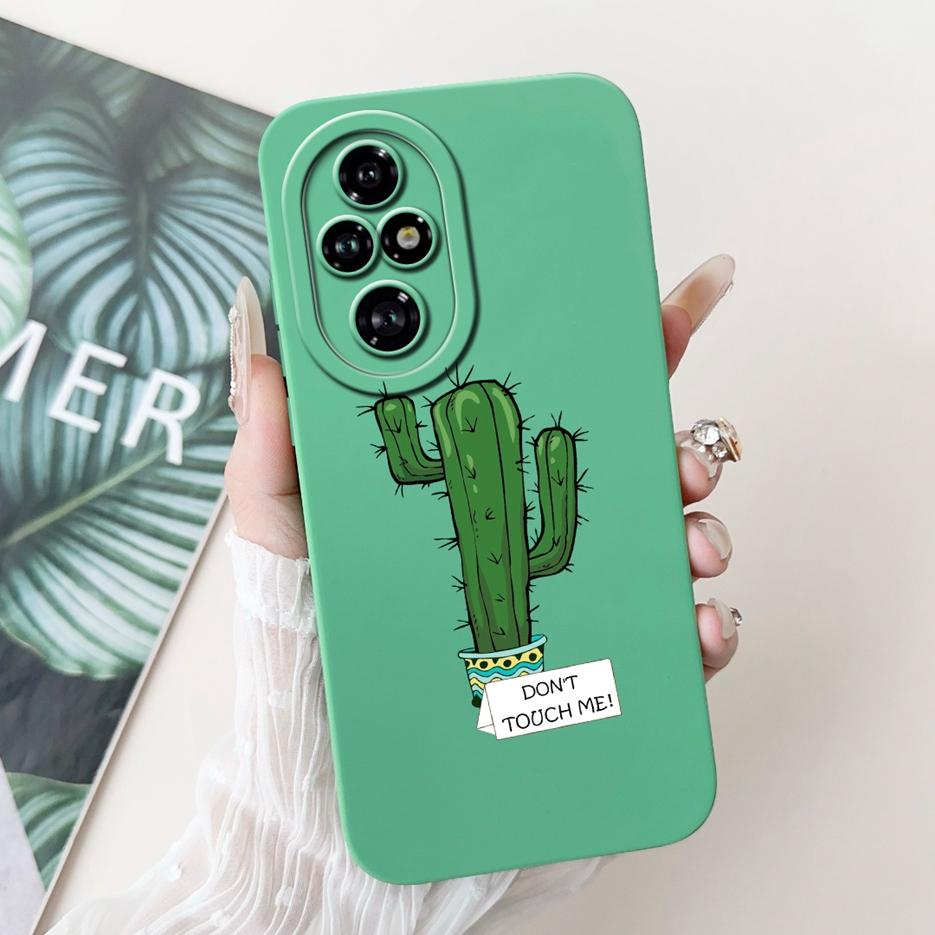 Чехол для Honor 200 Pro Стильный чехол с конфетным рисунком Полная защита камеры Чехол для телефона Для Honor 200 Lite Honor200 Smart Мягкие чехлы