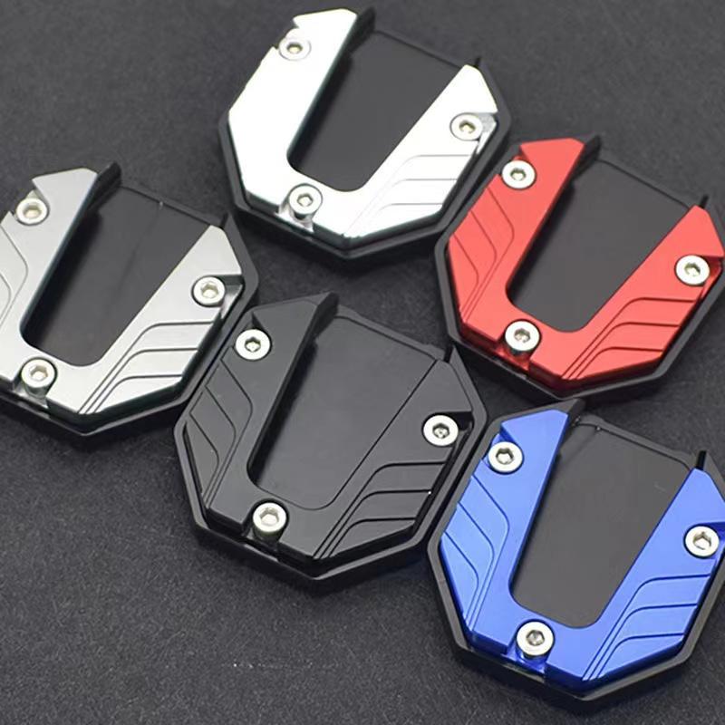 Удлинитель подставки для мотоцикла из алюминиевого сплава, боковая подставка для ног, опорная пластина для мотоцикла