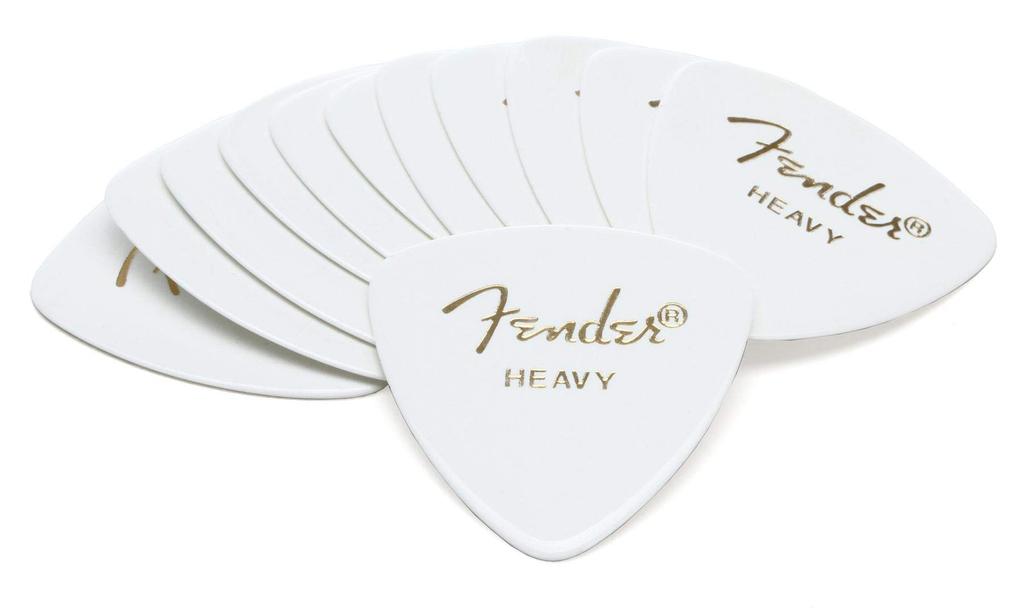 Fender Fender Pick 346 PICK WHITE HEAVY PACK(12)